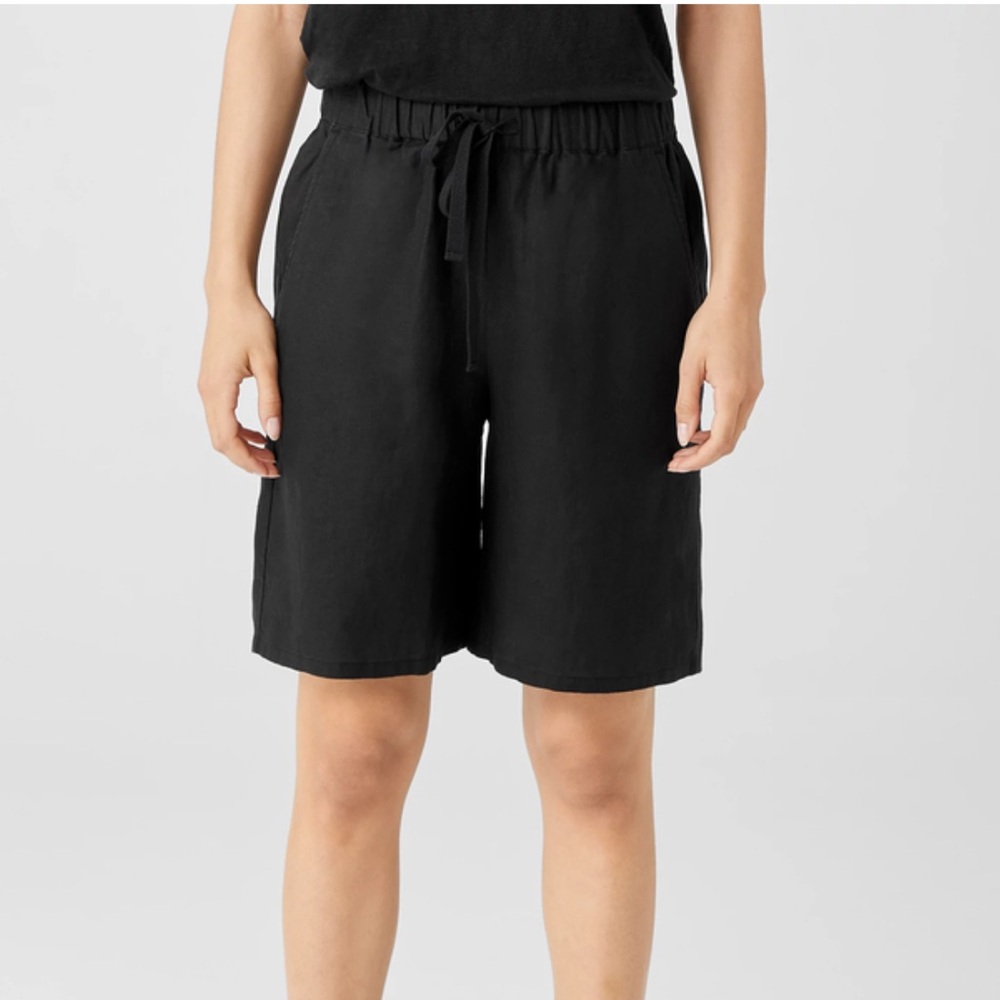 NWT Eileen Fisher Organic Linen Shorts